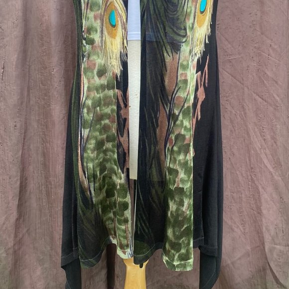 🤗100-You Are Adore❤️d ~Adore Peacock Vest - Picture 3 of 11